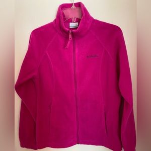 Columbia fleece-fuschia